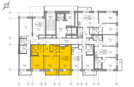 91,8 м², 2-комнатные апартаменты 32 000 000 ₽ - изображение 72