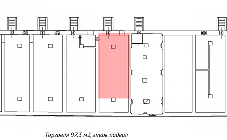 97,3 м², торговое помещение - изображение 3