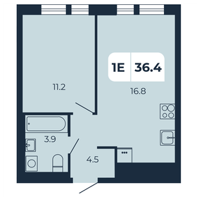 Квартира 36,4 м², 1-комнатная - изображение 1