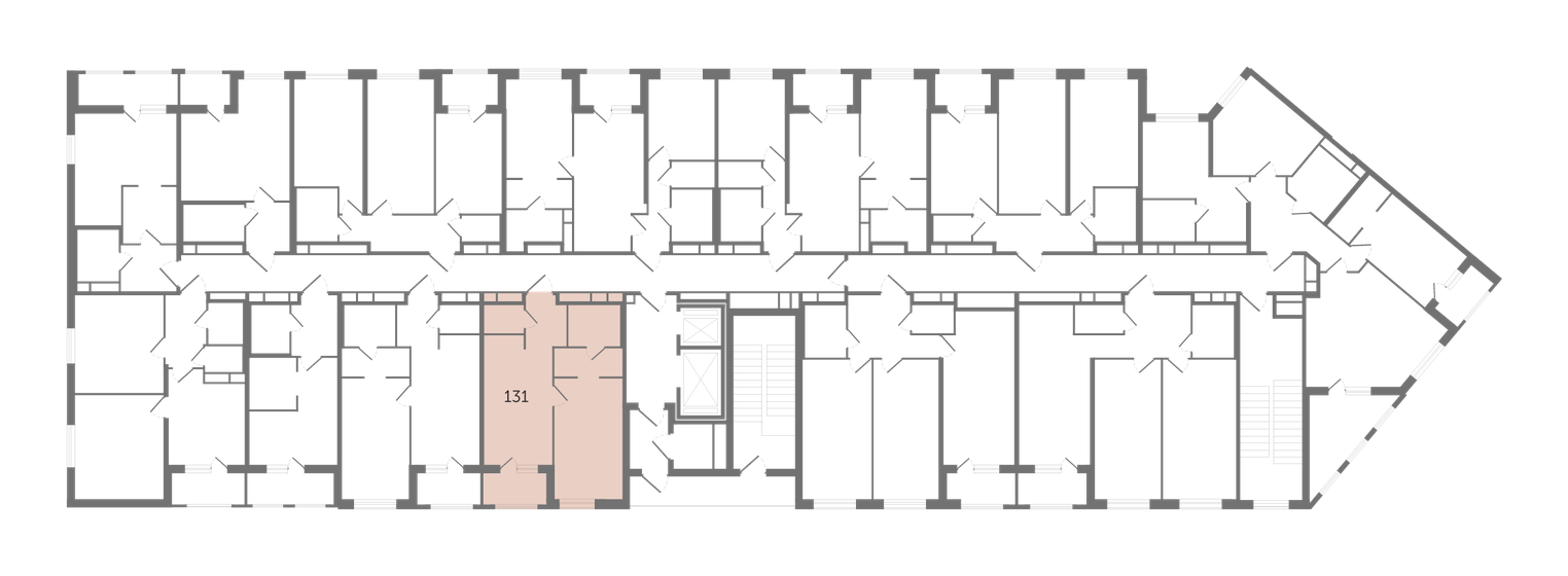 45 м², 1-комнатная квартира 6 914 919 ₽ - изображение 11