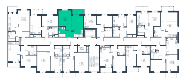 Квартира 34,7 м², 1-комнатная - изображение 2
