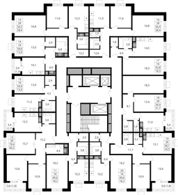 49,5 м², 2-комнатная квартира 19 552 500 ₽ - изображение 75