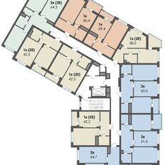 Квартира 61,6 м², 2-комнатная - изображение 4