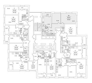 Квартира 59,8 м², 2-комнатная - изображение 2