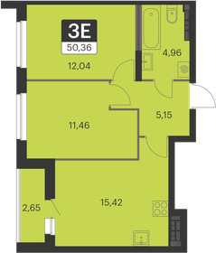 50,6 м², 2-комнатная квартира 6 645 000 ₽ - изображение 46