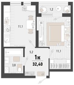 29,7 м², 1-комнатная квартира 8 827 286 ₽ - изображение 53