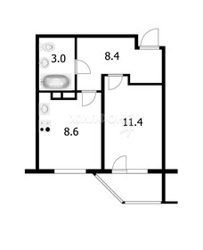 Квартира 30,9 м², 1-комнатная - изображение 1