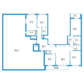 Квартира 224,4 м², 5-комнатная - изображение 1