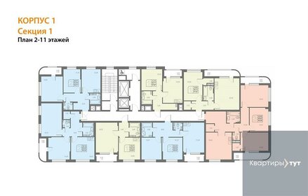 67,3 м², 3-комнатная квартира 7 400 000 ₽ - изображение 76