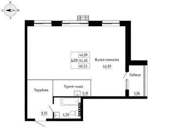 64,3 м², 1-комнатная квартира 9 067 710 ₽ - изображение 21