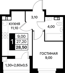 24 м², квартира-студия 4 200 000 ₽ - изображение 54