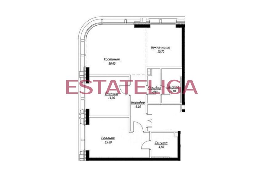 85 м², 3-комнатные апартаменты 74 000 000 ₽ - изображение 1