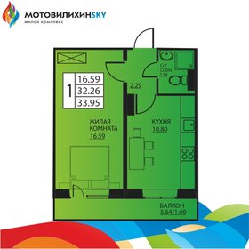 31,8 м², 1-комнатная квартира 3 890 000 ₽ - изображение 27