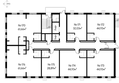 46,5 м², 2-комнатная квартира 7 750 000 ₽ - изображение 7