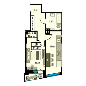 29 м², 1-комнатная квартира 5 700 000 ₽ - изображение 62