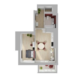 Квартира 47,4 м², 2-комнатная - изображение 1