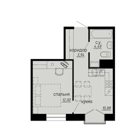31,9 м², 1-комнатные апартаменты 9 876 600 ₽ - изображение 16