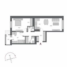 Квартира 68,3 м², 3-комнатная - изображение 2