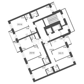 Квартира 69,1 м², 2-комнатная - изображение 1