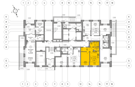 55,2 м², 2-комнатная квартира 12 937 226 ₽ - изображение 36