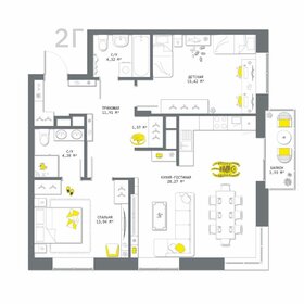 82,7 м², 2-комнатная квартира 10 187 362 ₽ - изображение 13