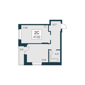 Квартира 47,8 м², 2-комнатная - изображение 1