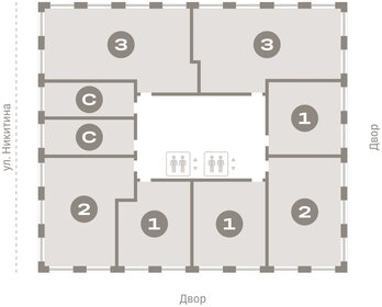 68,3 м², 2-комнатная квартира 10 820 000 ₽ - изображение 19