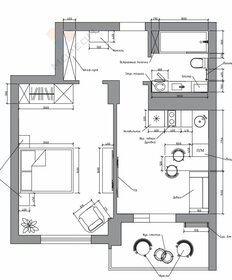 Квартира 45 м², 1-комнатная - изображение 1