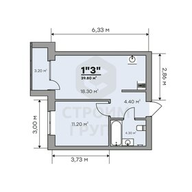 38,6 м², 1-комнатная квартира 3 819 800 ₽ - изображение 80