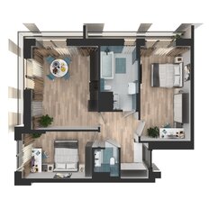 Квартира 65,4 м², 2-комнатная - изображение 4