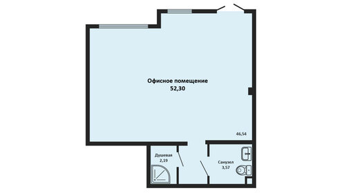 52,3 м², помещение свободного назначения - изображение 5