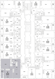 57,1 м², 2-комнатная квартира 13 500 000 ₽ - изображение 62