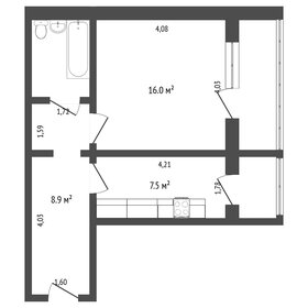 25,2 м², 1-комнатная квартира 2 650 000 ₽ - изображение 46