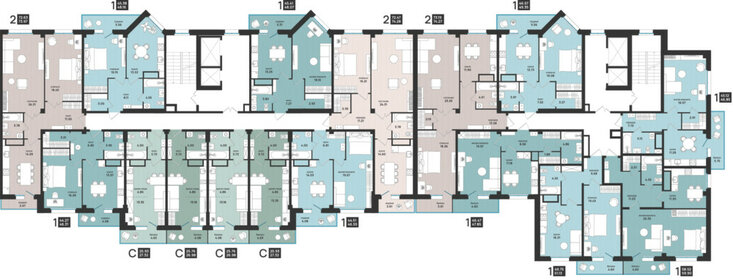 115,7 м², 4-комнатная квартира 16 000 000 ₽ - изображение 77