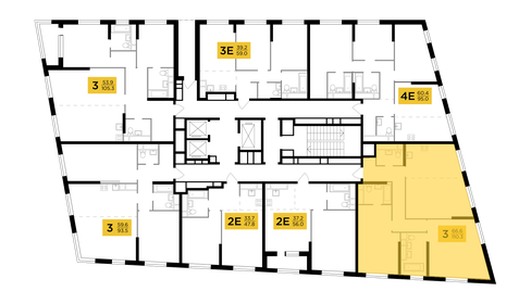 116,6 м², 3-комнатная квартира 42 652 644 ₽ - изображение 18