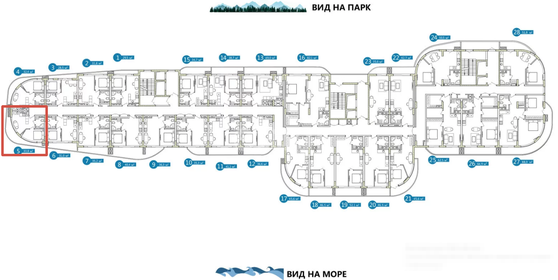 Квартира 33,8 м², студия - изображение 1