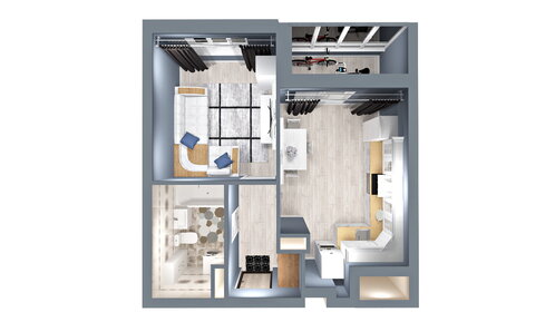 30 м², 1-комнатная квартира 2 750 000 ₽ - изображение 33