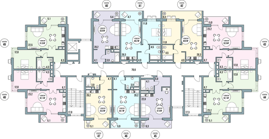 99,2 м², 3-комнатная квартира 9 127 320 ₽ - изображение 47