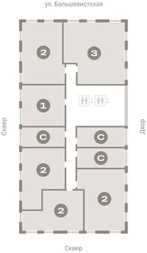 Квартира 87,3 м², 3-комнатная - изображение 2