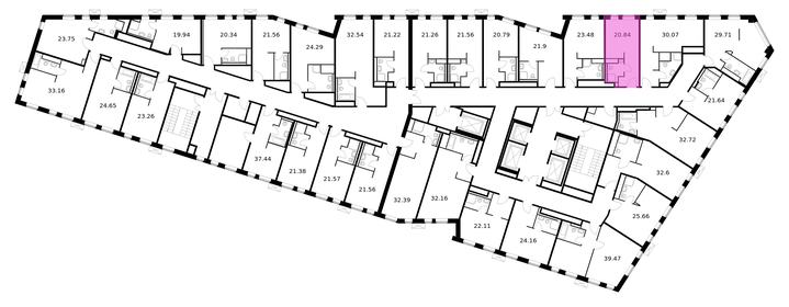 21,6 м², апартаменты-студия 5 480 489 ₽ - изображение 81