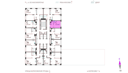 22,3 м², квартира-студия 9 751 790 ₽ - изображение 11