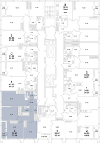 Квартира 77,6 м², 3-комнатная - изображение 2