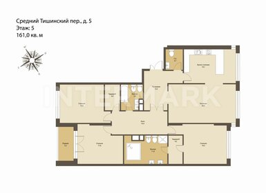 Квартира 161 м², 4-комнатная - изображение 1