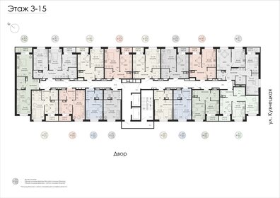 14 м², комната 7 000 ₽ в месяц - изображение 32