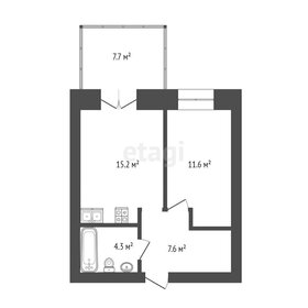 Квартира 39,1 м², 1-комнатная - изображение 1