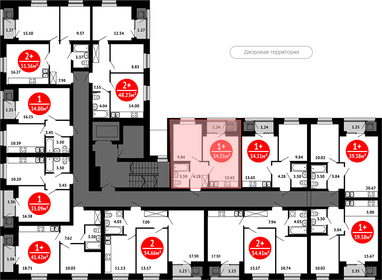 34,5 м², 1-комнатная квартира 5 003 950 ₽ - изображение 43