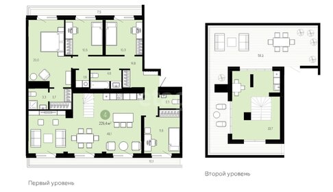 Квартира 230 м², 4-комнатная - изображение 1