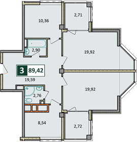 158 м², 4-комнатная квартира 17 000 000 ₽ - изображение 85