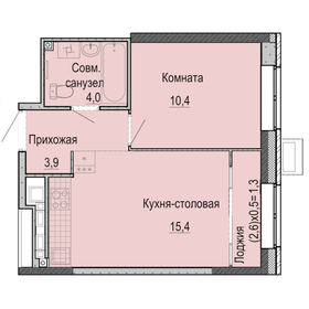 Квартира 35 м², 1-комнатная - изображение 1