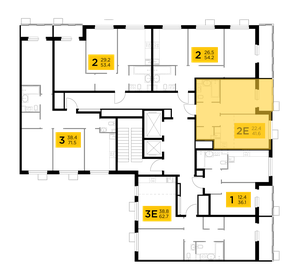 42,5 м², 2-комнатная квартира 8 125 316 ₽ - изображение 21